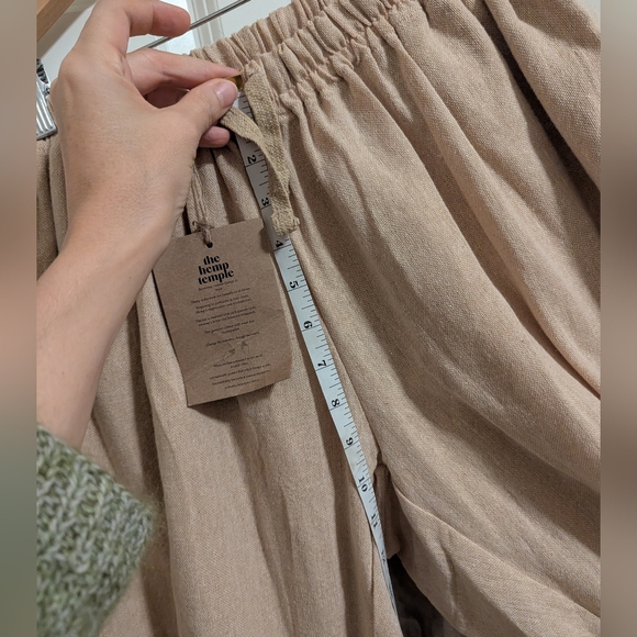 Sister Nettle hemp block print pants - Picture 8 of 9